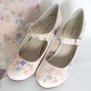 pastel wedding shoes