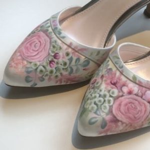 Carly rainbow club shoes hand painted