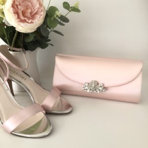 pink shoes and bag