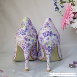 Lilac wedding shoes
